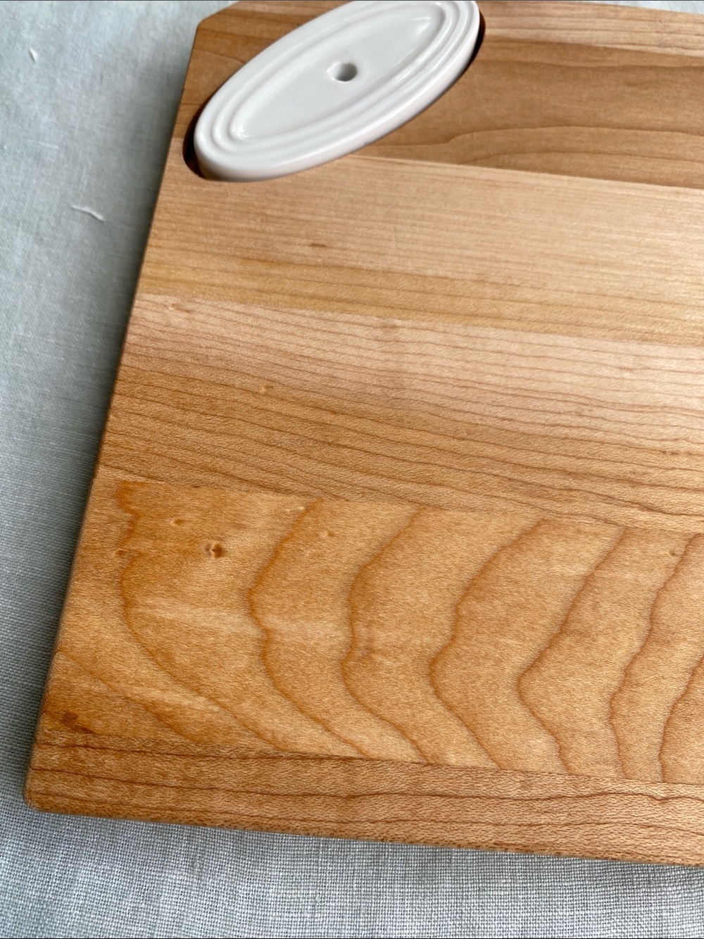 NWT Nora Fleming x JK Adams 8" x 8" maple wood cheese board - Picture 8 of 9